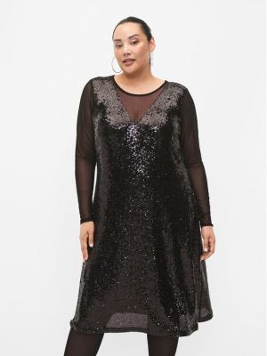 Κοκτέιλ φόρεμα Zizzi μαύρο