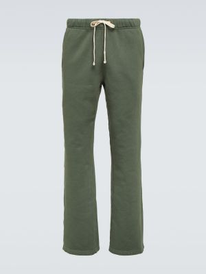 Pantaloni tuta felpati di cotone Les Tien Verde
