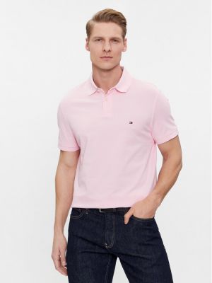 Polo majica Tommy Hilfiger ružičasta