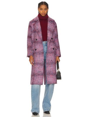 Cappotto di lana Ena Pelly viola