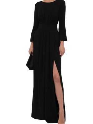 Платье из вискозы Dolce & Gabbana черное