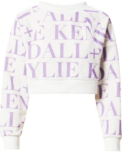 KENDALL + KYLIE Bluză de molton  lila /  murdar - alb