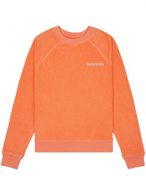 Sweatshirt aus baumwoll Sporty & Rich orange