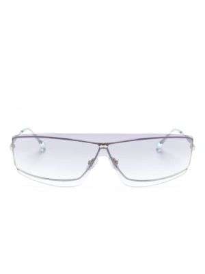 Spalvų gradiento rašto akiniai nuo saulės Isabel Marant Eyewear sidabrinė