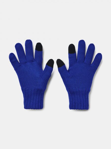 Vlnené rukavice Under Armour modrá