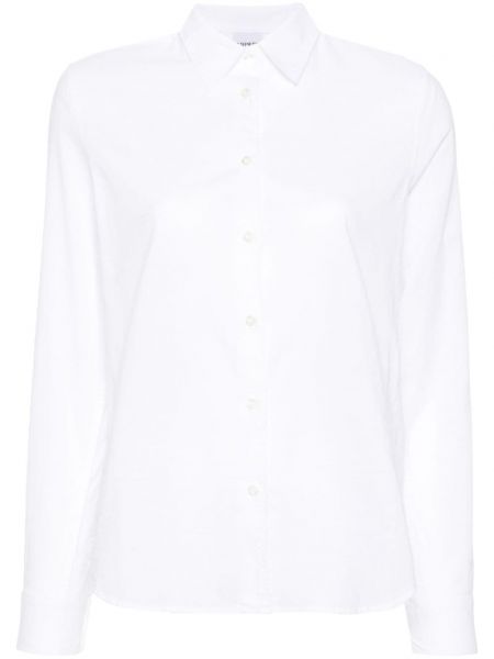 Βαμβακερό μακρύ πουκάμισο Aspesi λευκό