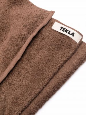 Peignoir en coton Tekla marron
