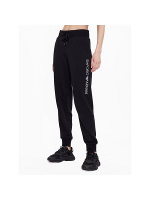 Pantaloni sport Emporio Armani Underwear negru