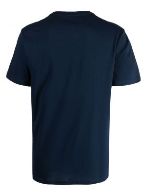 Bavlněné tričko s potiskem True Religion modré