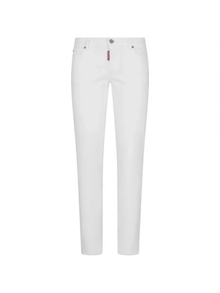 Slim fit skinny jeans Dsquared2 weiß