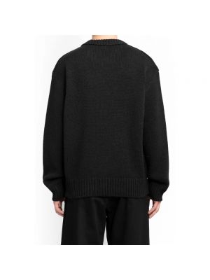 Sweter z okrągłym dekoltem Lemaire czarny