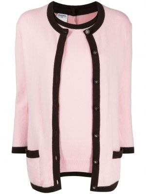 Cardigan Chanel Pre-owned rosa