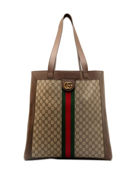 Шопинг чанта Gucci Pre-owned кафяво
