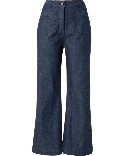 Широки панталони тип „марлен“ Deus Ex Machina синьо
