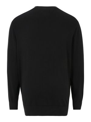 Klasikinis megztinis Tommy Hilfiger Big & Tall juoda