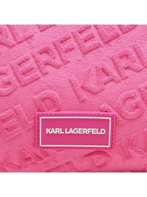 Kufr Karl Lagerfeld růžový
