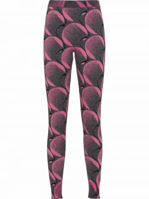 Jacquard leggings Prada grå