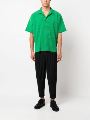 Plisovaná košile Homme Plissé Issey Miyake zelená
