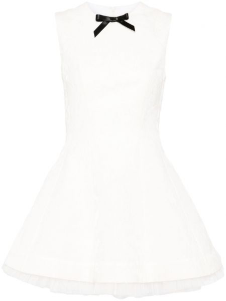 Αμάνικη κοκτέιλ φόρεμα Shushu/tong λευκό