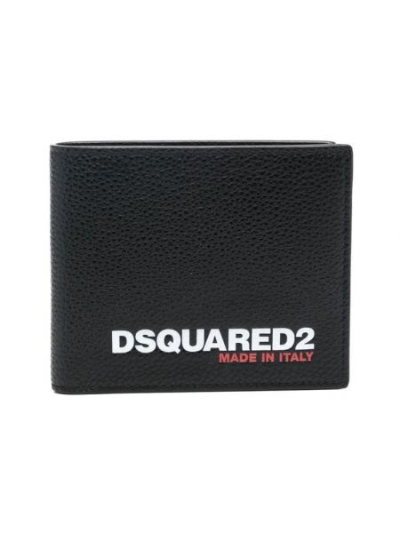 Czarny portfel Dsquared2