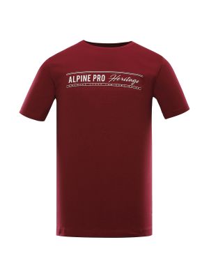 Bombažna polo majica Alpine Pro rdeča