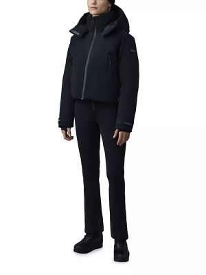 Горнолыжная куртка с капюшоном Mackage черная