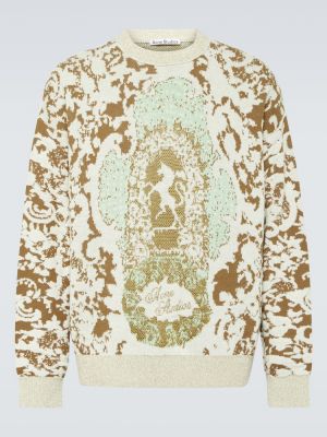 Jersey de lana de tela jersey de tejido jacquard Acne Studios