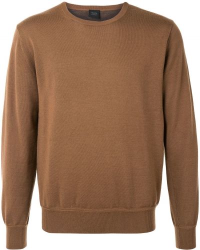 Jersey de tela jersey de cuello redondo D'urban marrón