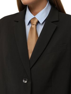 Шелковый галстук Brunello Cucinelli коричневый
