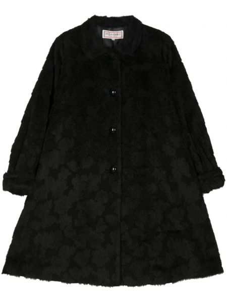 Palton de blană Saint Laurent Pre-owned negru
