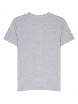 Bavlněné tričko Maison Kitsuné šedé