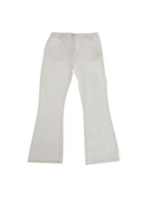 Szerokie spodnie Il Gufo białe