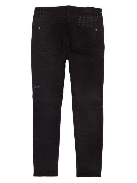 Skinny fit džinsai slim fit Ksubi juoda