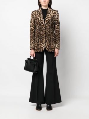 Žakete ar apdruku ar leoparda rakstu Dolce & Gabbana