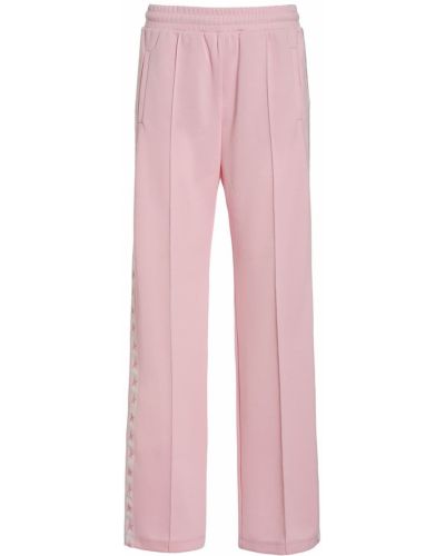 Pantaloni sport din jerseu cu stele Golden Goose roz