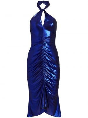 Midi šaty Marchesa Notte modré