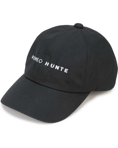 Haftowana czapka z daszkiem Romeo Hunte czarna