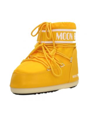 Nylonowe śniegowce Moon Boot żółte