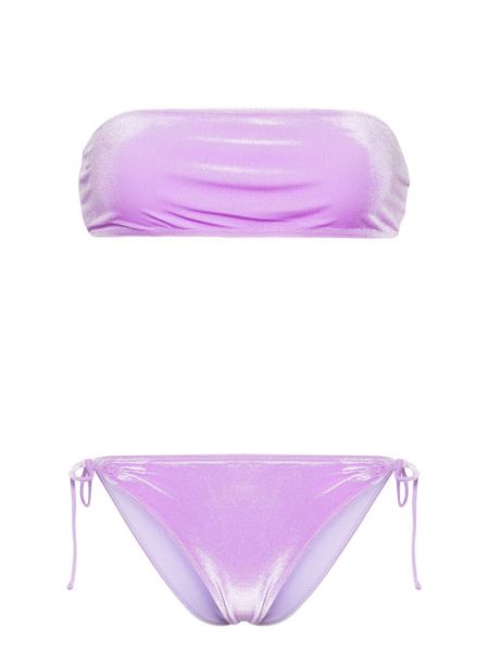 Bikini de catifea Mc2 Saint Barth violet