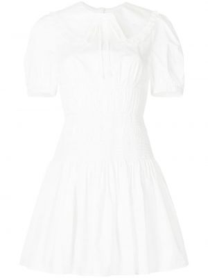 Mini vestido de encaje Self-portrait blanco