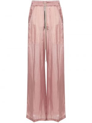 Prozirne hlače Rick Owens ružičasta