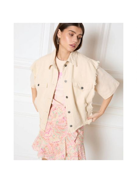 Chaleco oversized Refined Department beige