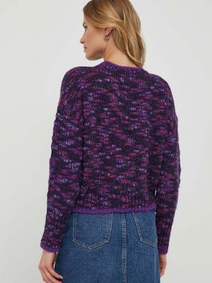 Vlněný svetr Rich & Royal fialový