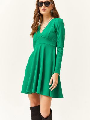Mini šaty Olalook zelená