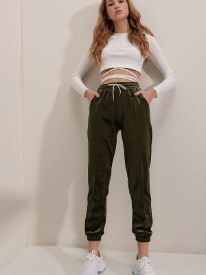 Spodnie sportowe Trend Alaçatı Stili - Сzarny