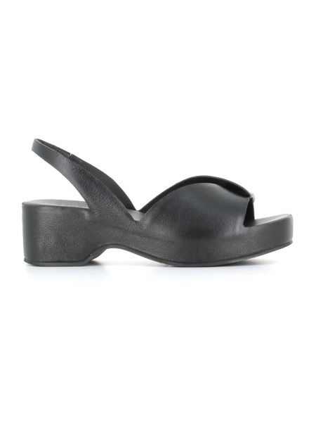 Sandale ohne absatz Del Carlo schwarz