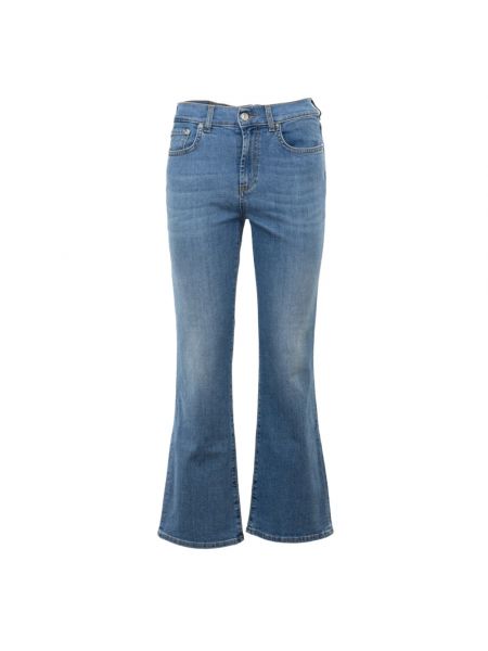 High waist bootcut jeans ausgestellt Roy Roger's blau
