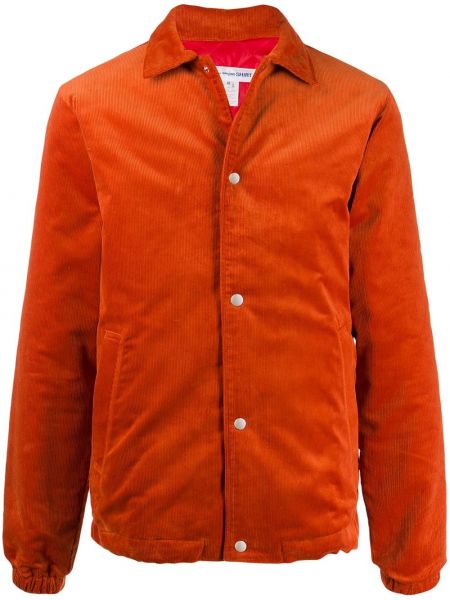 Kordfløyel kort jakke Comme Des Garcons Shirt oransje