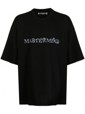 Tricou din bumbac cu imagine Mastermind Japan negru