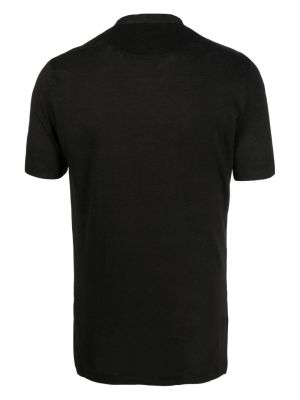 Leinen t-shirt 120% Lino schwarz
